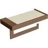 Boheme 10721-BRB Держатель для туалетной бумаги c крышкой Qubic BRUSHED BRONZE