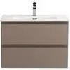 BelBagno KRAFT 39-700/390-2C-SO-СO База под раковину подвесная с фрезерованными ручками по всей длине фасада с 2 выкатн. ящ.,Бежевый Мат.,700x395x500