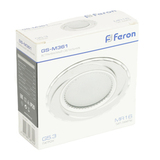 Светильник ИВО-50w 12в G5.3 белый GS-M361W 28344 FERON — фото 7