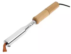Паяльник TUNDRA basic, деревянная рукоятка, плоское жало, 100 Вт, 220 В 1026066