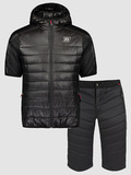Элитный лыжный комплект жилет + шорты мужской Noname Ski Vest-Shorts Black