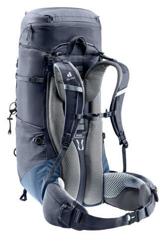 Картинка рюкзак туристический Deuter Aircontact Lite 50+10 Black-Marine - 11