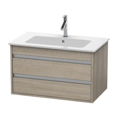 Duravit Ketho KT642903131 База под раковину, 2 выдв.ящика, 480x800x475мм цвет Сосна серебристая фото