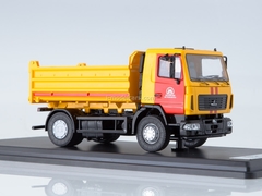 MAZ-5550 tipper MosMetro yellow-red 1:43 Start Scale Models (SSM)