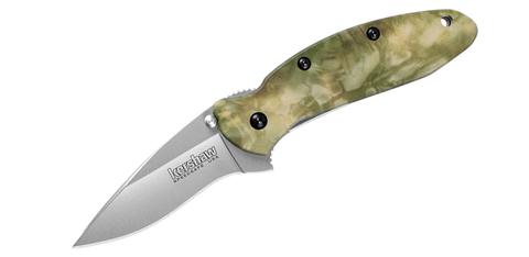 Складной нож Kershaw 1620C Scallion Camo, камуфляж, полуавтомат (маленький)