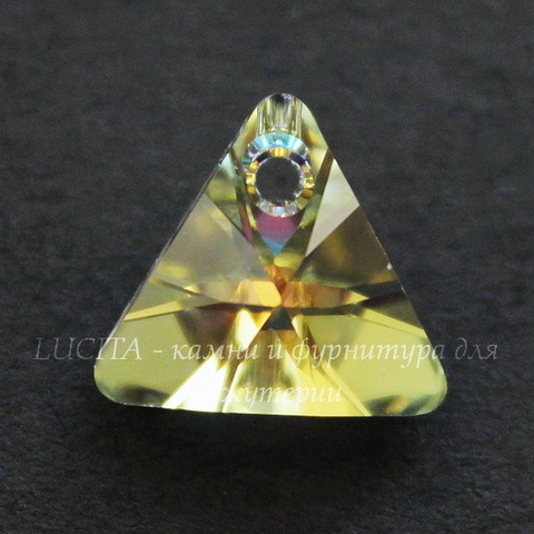 6628 Подвеска Сваровски Треугольник Crystal AB (12 мм)
