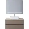 BelBagno KRAFT-1000-2C-SO-СO База под раковину подвесная с фрезерованными ручками по всей длине фасада с двумя выкатн. ящ., Бежевый Мат., 1000x455x500