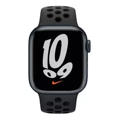 Смарт часы Apple Watch Nike Series  7 GPS, 41mm Midnight Aluminium Case with Anthracite/Black Nike Sport Band - Regular(MKN43GK/A)