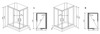 Timo Lux TL-1504L Душевая кабина 100x85, цвет: хром