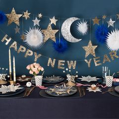 Гирлянда звёздная "Счастливого Нового года" [Happy New Year] 3,7 м (2024)