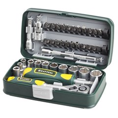 KRAFTOOL X-Drive 38, 38 предм., универсальный набор инструмента (27970-H38)