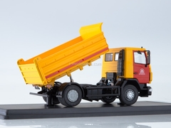MAZ-5550 tipper MosMetro yellow-red 1:43 Start Scale Models (SSM)