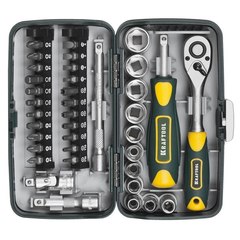 KRAFTOOL X-Drive 38, 38 предм., универсальный набор инструмента (27970-H38)