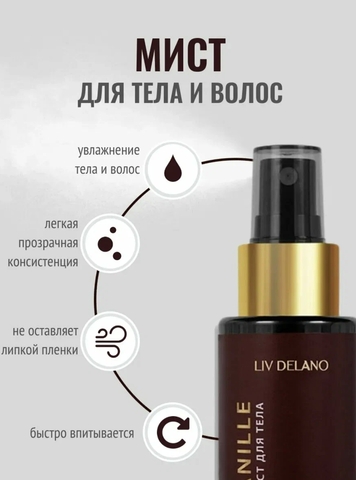 Мист для тела by Tobacco Vanille 110мл Perfumer — фото 3