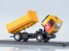 MAZ-5550 tipper MosMetro yellow-red 1:43 Start Scale Models (SSM)