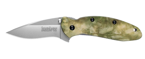 Складной нож Kershaw 1620C Scallion Camo, камуфляж, полуавтомат (маленький)