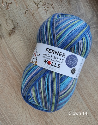 Ferner Wolle Mally Socks Clown 14