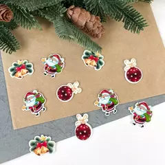 Кабошоны детские пластиковые, набор микс 10 штук.