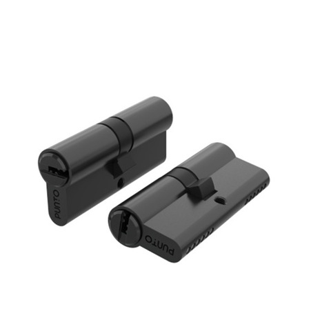 Цилиндровый механизм PUNTO Z300/90 mm (35+10+45) BL черный 5 кл. /63913/
