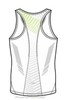 Майка Noname Pro singlet, белая - 5
