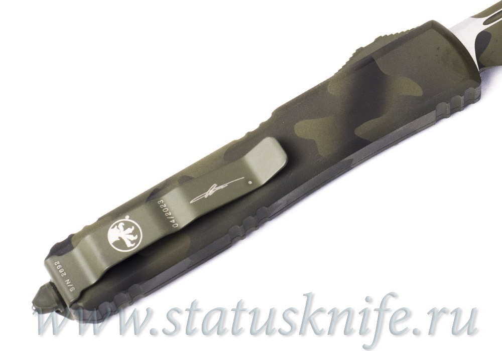 Нож Microtech Ultratech 121-1OCS Olive Camo Signature