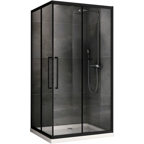 Abber Schwarzer Diamant AG02129BH Душевой уголок, 120x90x195, цвет: чёрный