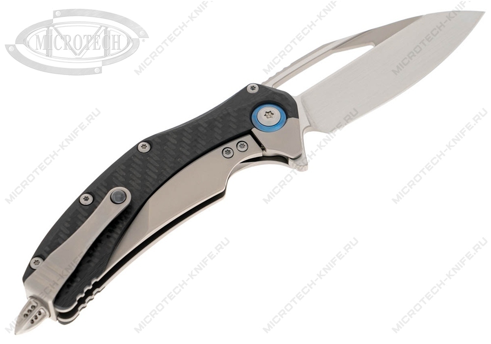 Нож Microtech Matrix 165C-4CFTI Titanium CF Hand Rubbed Satin