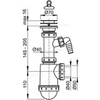 Alcaplast A441P-DN50/40 Сифон для мойки