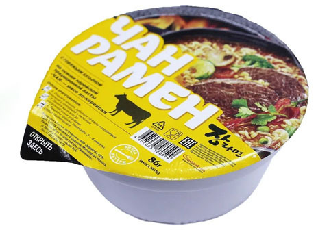 Лапша Чан Рамен со вкусом говядины, 86г