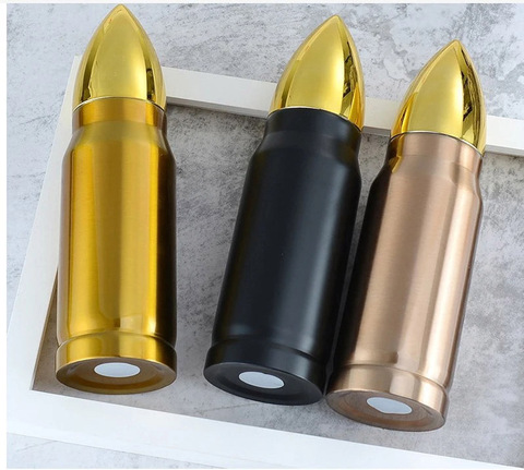 Картинка термос Skully ES-B303-0.35 Gold - 6