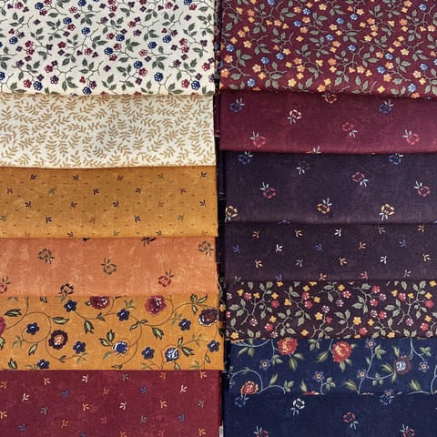 набор тканей Moda fabrics Daffodils and Dragonflies