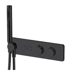 Allen Brau Liberty 5.33010-31 Смеситель для ванны (с внутренней частью), цвет: чёрный фото