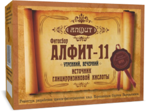 Фитосбор Алфит-11 Легочный, 60 ф/п*2г