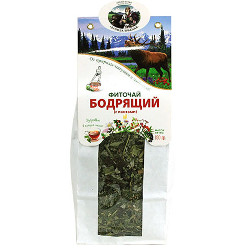 Фиточай Бодрящий с пантами (бумажная упаковка) - 3