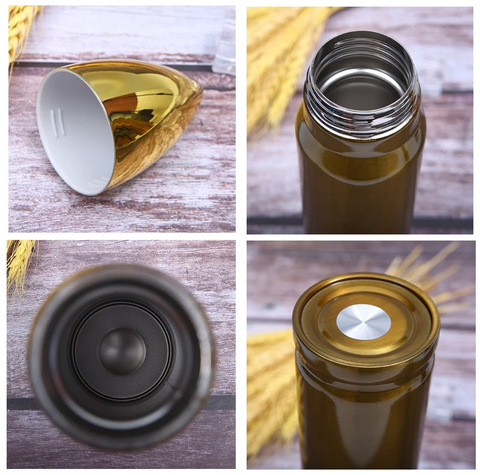 Картинка термос Skully ES-B303-0.35 Gold - 4