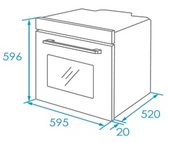 Встраиваемый духовой шкаф AKPO PEA 7009SED03 BL
