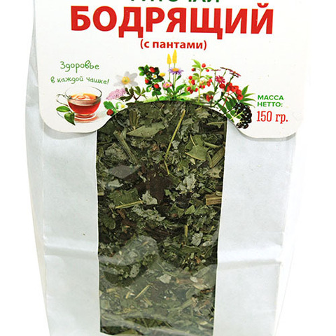Травяной чай Бодрящий с пантами (бумажная упаковка) - 4