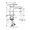 Hansgrohe Vernis Shape 71568000 Смеситель для раковины 100, сл.гар, хр