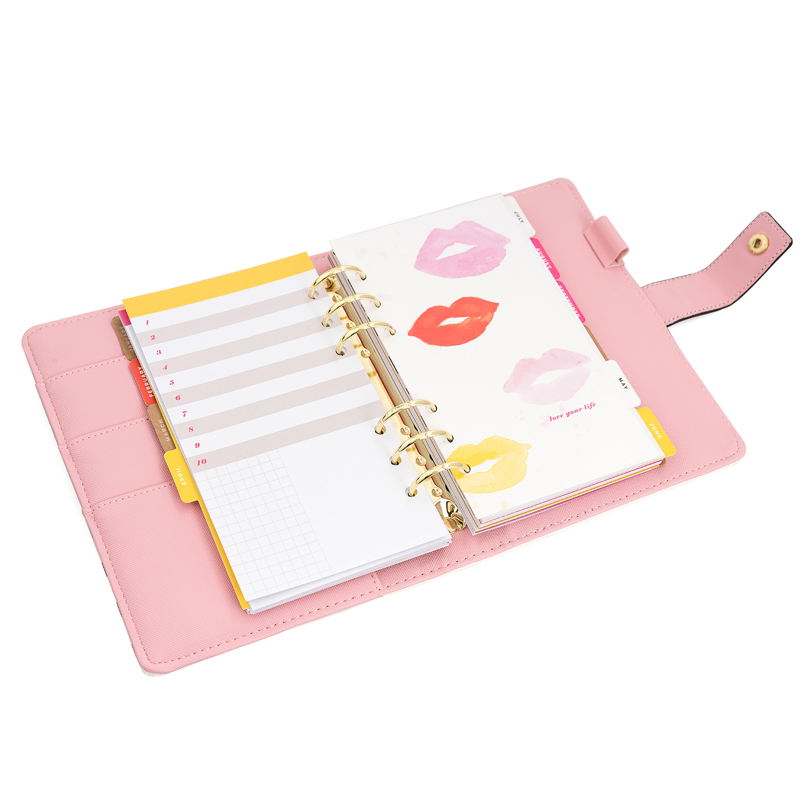 Ежедневник с наполнением  Heidi Swapp  PERSONAL Memory PLANNER – Color Fresh, Stripe