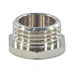 Заглушка латунь никель Ду 40 (1 1/2") НР VALFEX VF.583.N.112