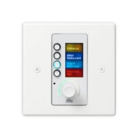 BSS EC-4BV-WHT-EU Ethernet контроллер. 4 кнопки и громкость. Цвет белый