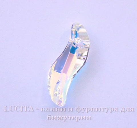 6525 Подвеска Сваровски Wave Crystal AB (19 мм) ()
