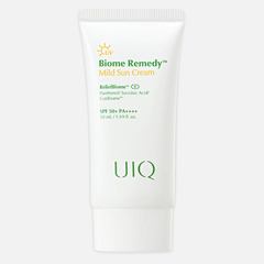 UIQ Biome Remedy Mild Sun Cream spf 50+ Успокаивающий крем против фотостарения 50мл.