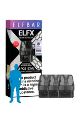Elf Bar ELFX Replacement Pods (3ml, 0.6ohm)