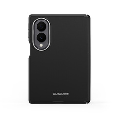 Чехол черного цвета с вставками из искусственной кожи для Samsung Galaxy Z Fold 8, серия Vyne Series от Dux Ducis