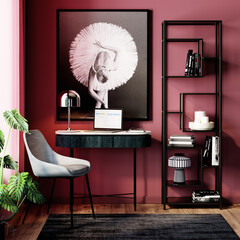 Стеллаж Loft Black 195x60 см