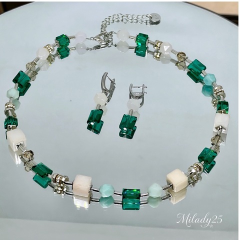 Комплект колье и серьги 61kl6002