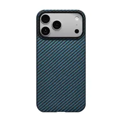 Чехол PITAKA Ultra-Slim Case для Apple iPhone 17 Pro Max (PitaTap) MagSafe, Black/Blue