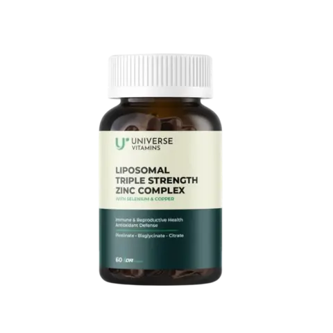 Липосомальный цинк 3 формы с медью и селеном - 60 веганских капсул, Universe Pharma