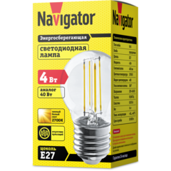 Лампа Navigator 71 310 NLL-F-G45-4-230-2.7K-E27